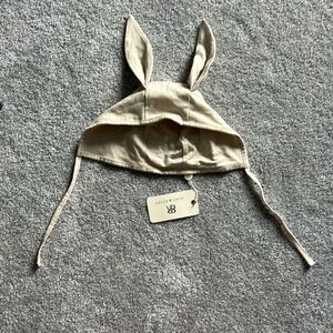5/$25- Bums & Roses bunny ear bonnet hat